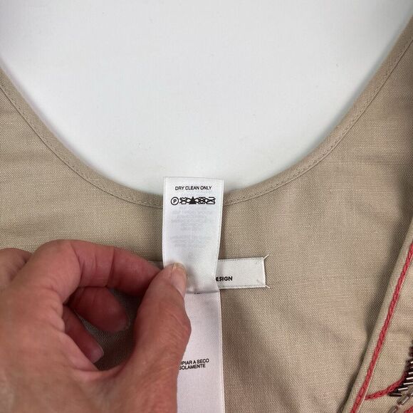 Laundry by Design Vintage Silk Beaded Dress Sz 6 A-Line Fairycore Coquette Y2K - Picture 10 of 10